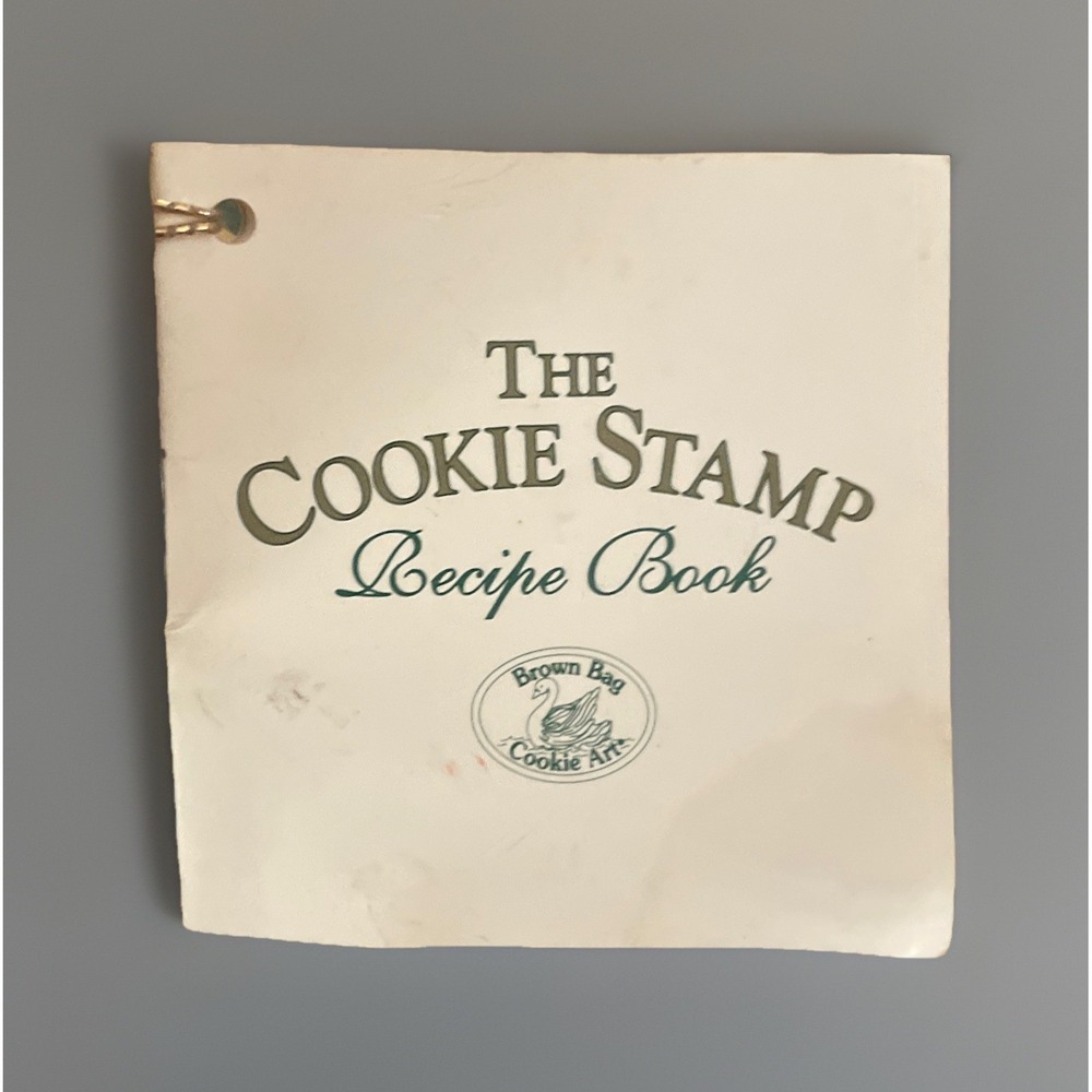 VTG 1995 Brown Bag Cookie Art The Cookie Stamp Press with Handle #12 Christmas - Picture 5 of 7